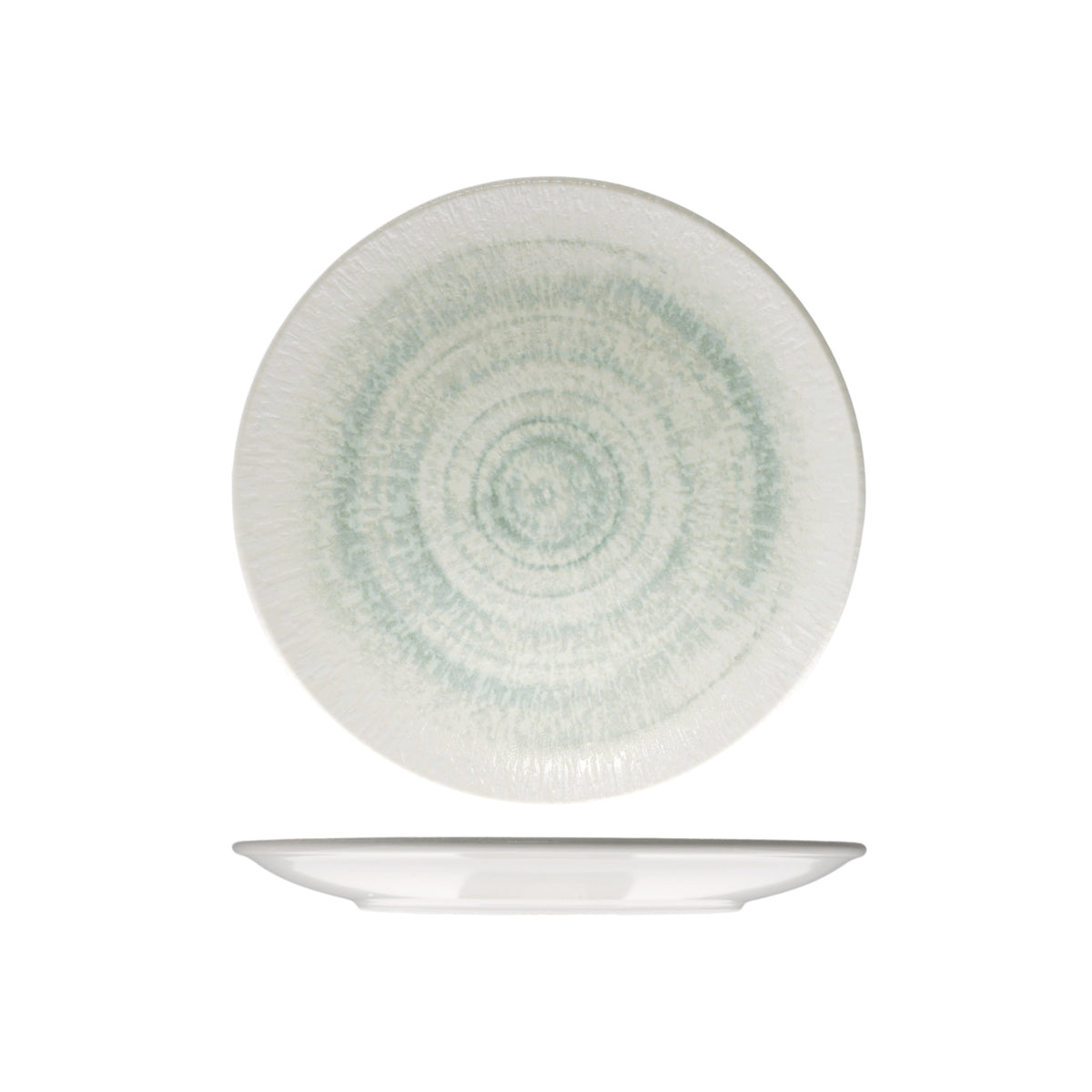 72.98820027 ID Fine Glacier Round Coupe Plate 270mm Globe Importers Adelaide Hospitality Supplies