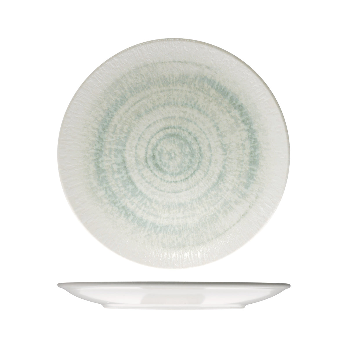 72.98820030 ID Fine Glacier Round Coupe Plate 300mm Globe Importers Adelaide Hospitality Supplies