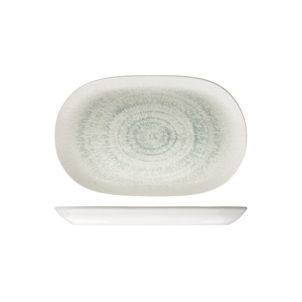 72.98820065 ID Fine Glacier Oval Coupe Platter 330x210mm Globe Importers Adelaide Hospitality Supplies