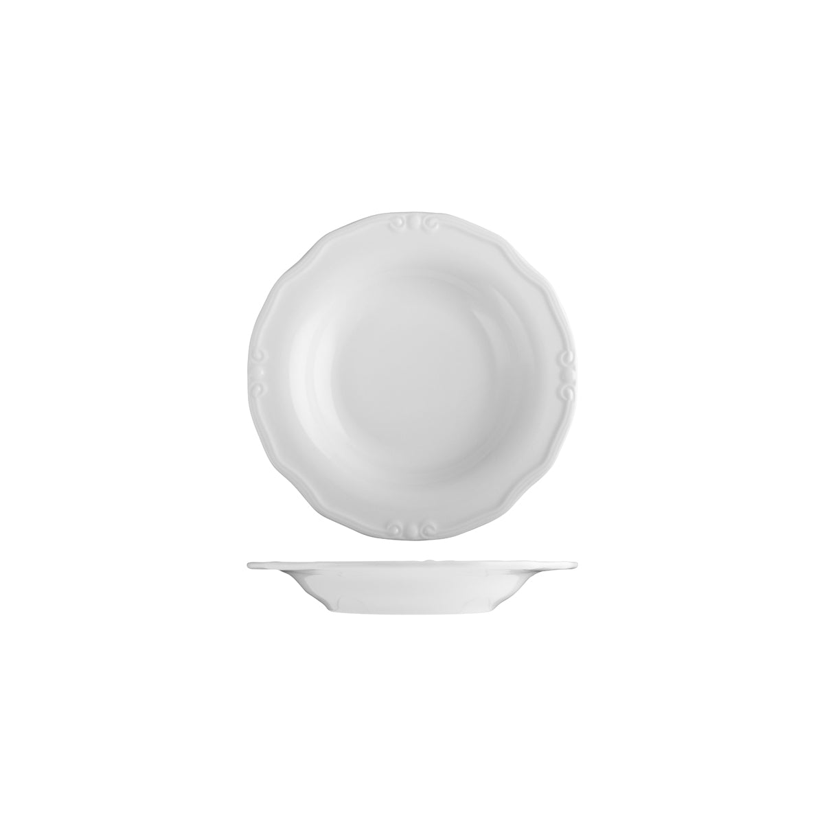 72.98830051 ID Fine Tiffany Round Pasta Bowl 220330ml Globe Importers Adelaide Hospitality Supplies