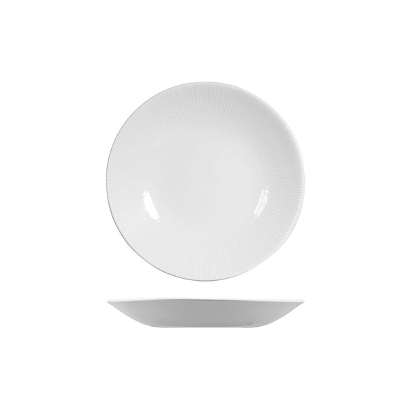 72.9931822 Churchill Bamboo Round Deep Coupe Plate 225mm Globe Importers Adelaide Hospitality Supplies