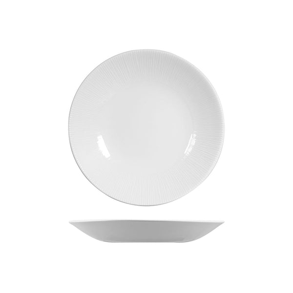 72.9931825 Churchill Bamboo Round Deep Coupe Plate 255mm Globe Importers Adelaide Hospitality Supplies
