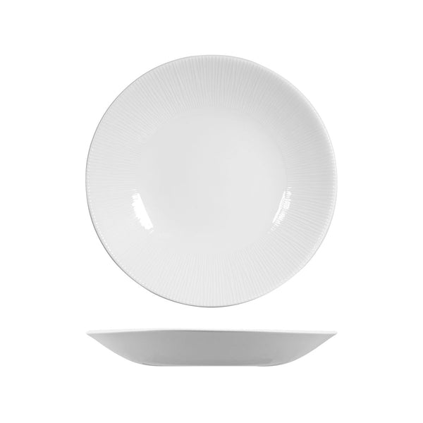 72.9931828 Churchill Bamboo Round Deep Coupe Plate 281mm Globe Importers Adelaide Hospitality Supplies