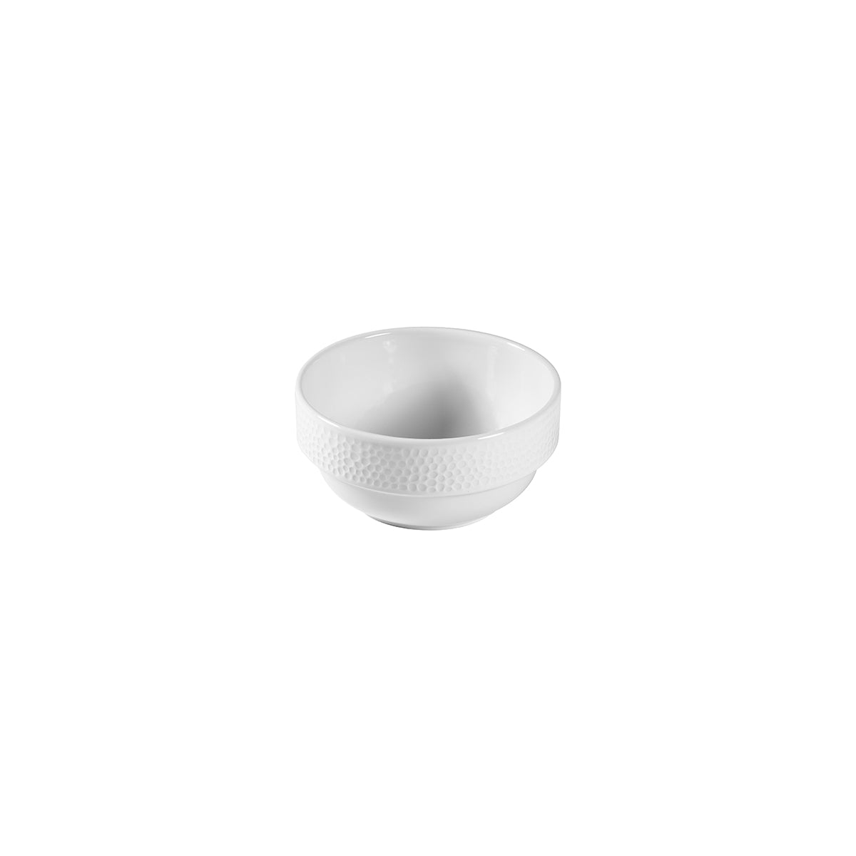 '72.9932450 Churchill Isla White Stacking Bowl 115mm / 377ml Globe Importers Adelaide Hospitality Supplies