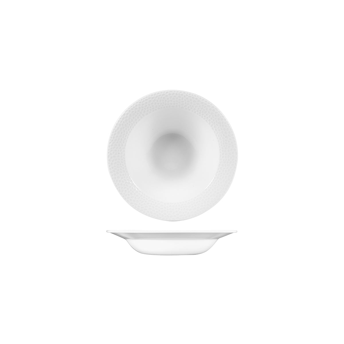 '72.9932451 Churchill Isla White Round Oatmeal Bowl 170mm / 256ml Globe Importers Adelaide Hospitality Supplies