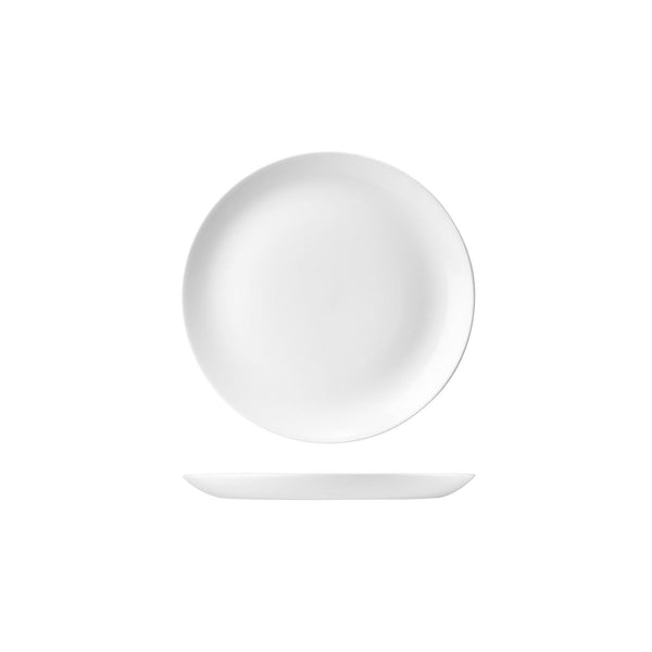 72.9933116 Churchill Evolve Round Coupe Plate 165mm Globe Importers Adelaide Hospitality Supplies