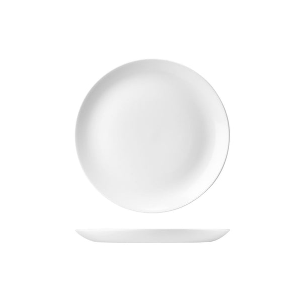 72.9933122 Churchill Evolve Round Coupe Plate 217mm Globe Importers Adelaide Hospitality Supplies