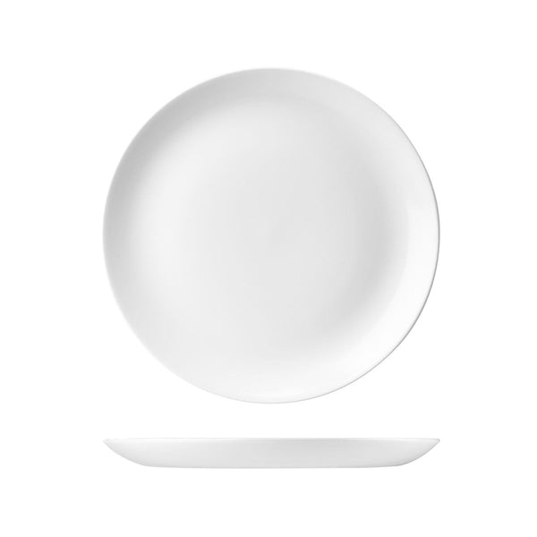 72.9933126 Churchill Evolve Round Coupe Plate 260mm Globe Importers Adelaide Hospitality Supplies