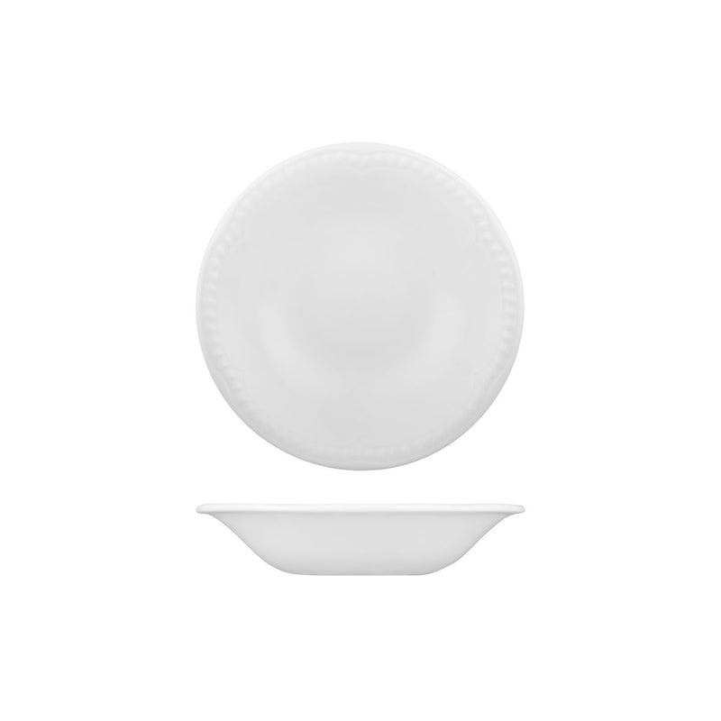 72.9937218 Churchill Buckingham White Oatmeal Bowl 180mm / 390ml Globe Importers Adelaide Hospitality Supplies