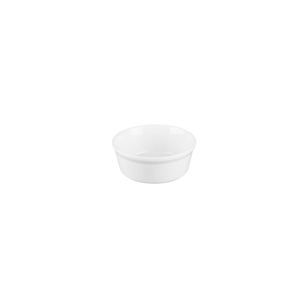 72.9961004 Churchill Cookware White Round Pie Dish 135mm / 500ml Globe Importers Adelaide Hospitality Supplies