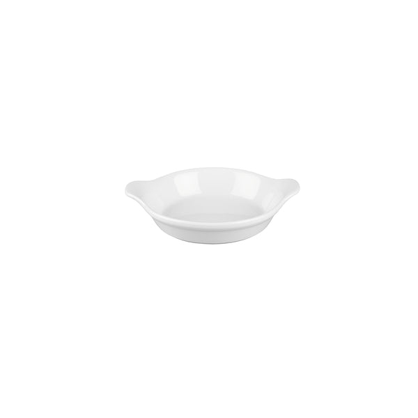 72.9961005 Churchill Cookware White Round Gratin 175mm / 590ml Globe Importers Adelaide Hospitality Supplies
