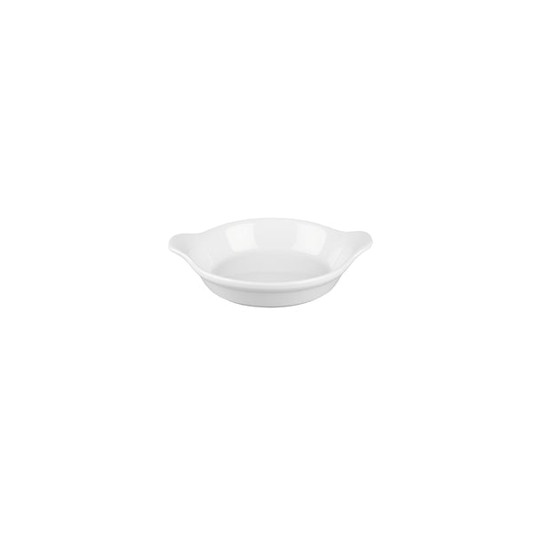72.9961007 Churchill Cookware White Round Gratin 150mm / 300ml Globe Importers Adelaide Hospitality Supplies