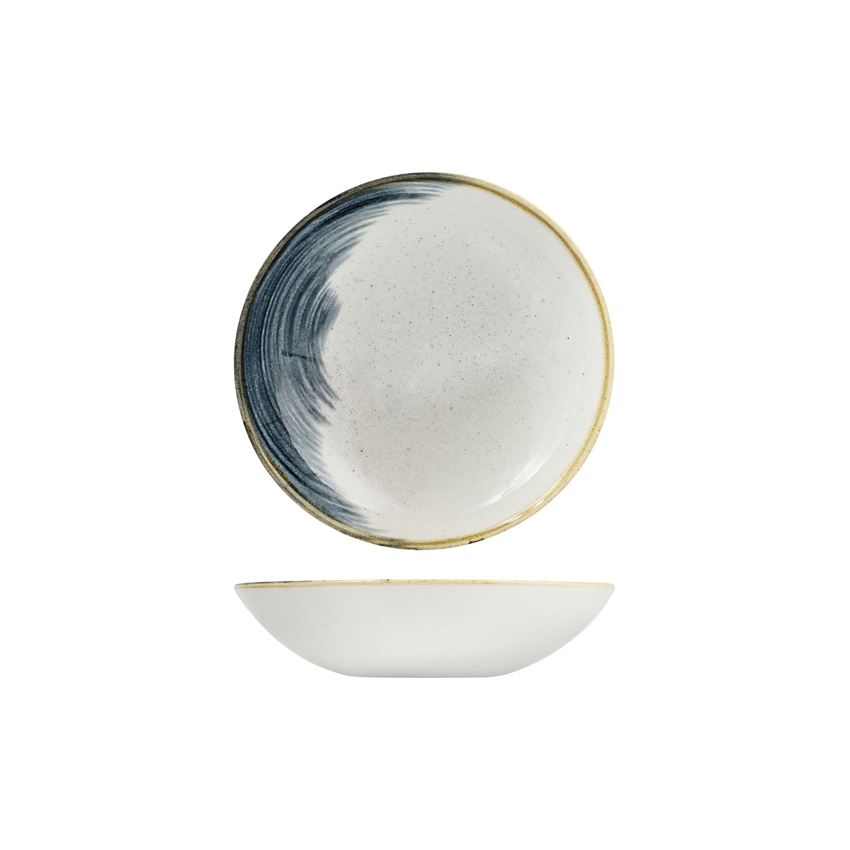 72.9973218.AB Churchill Studio Prints Accents Blueberry Round Coupe Bowl 182mm / 426ml Globe Importers Adelaide Hospitality Supplies