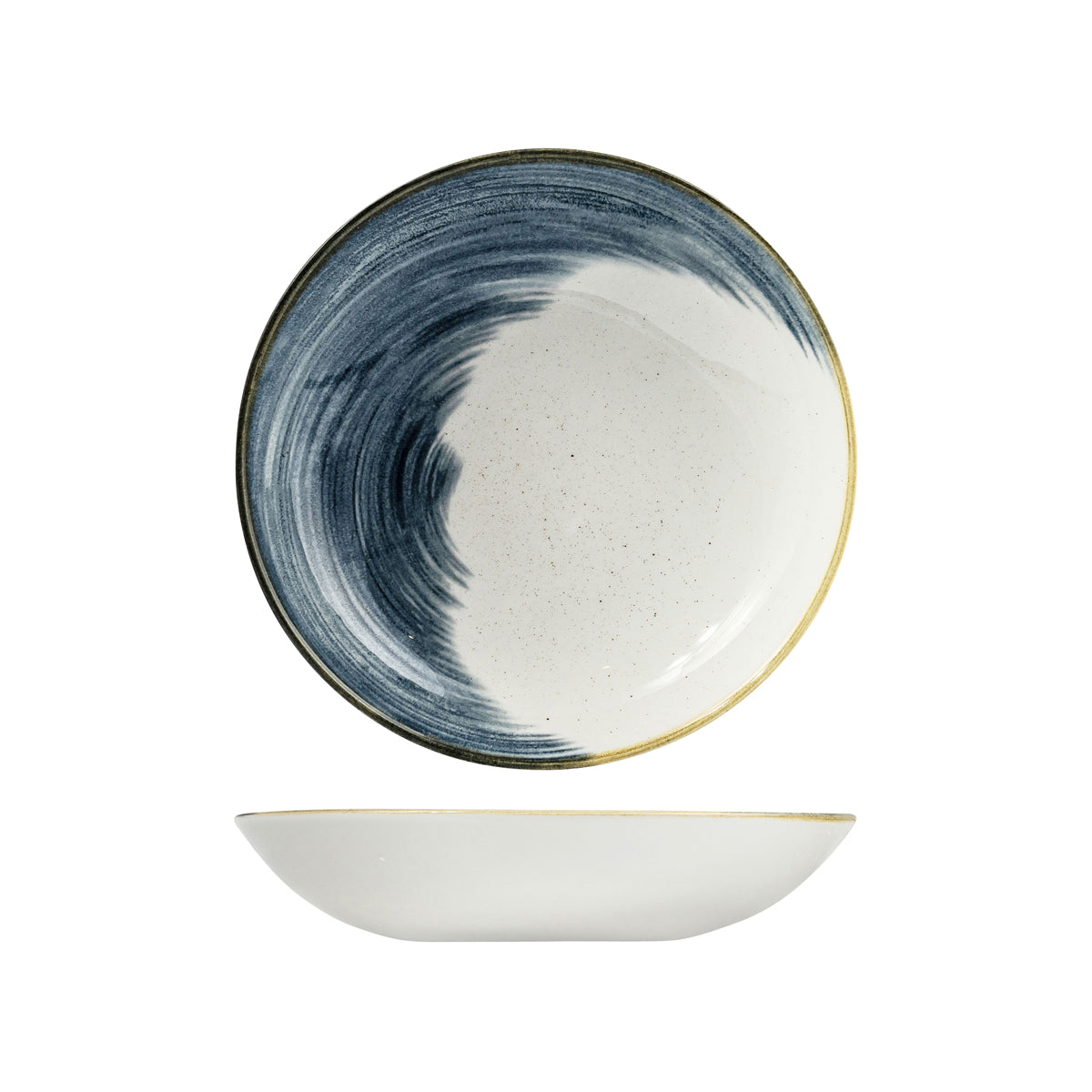 72.9973225.AB Churchill Studio Prints Accents Blueberry Round Coupe Bowl 248mm / 1136ml Globe Importers Adelaide Hospitality Supplies