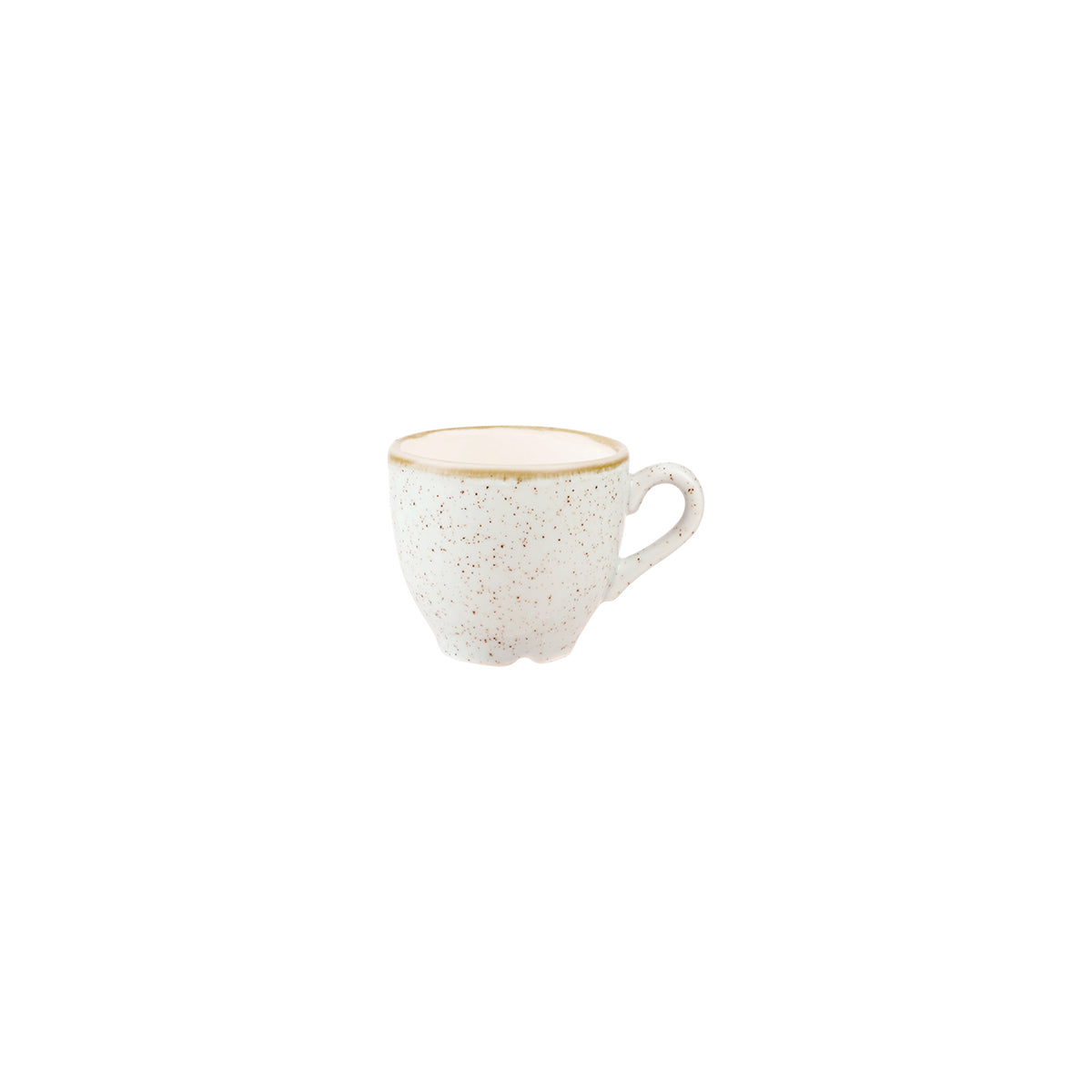 72.9975003.W Churchill Stonecast Barley White Espresso Cup 100ml Globe Importers Adelaide Hospitality Supplies