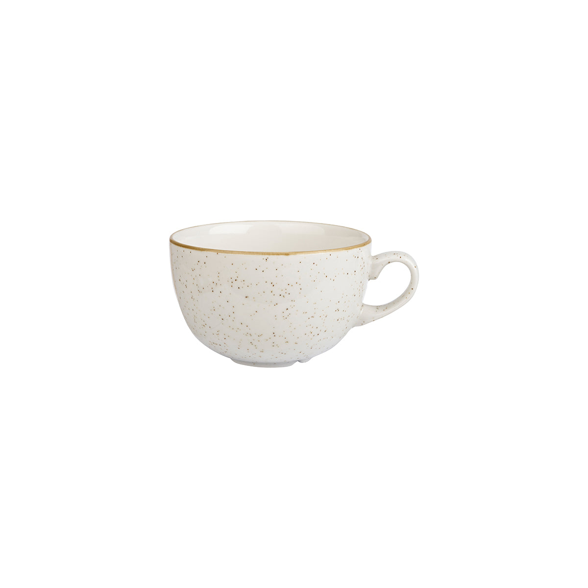 72.9975008.W Churchill Stonecast Barley White Cappuccino Cup 227ml Globe Importers Adelaide Hospitality Supplies