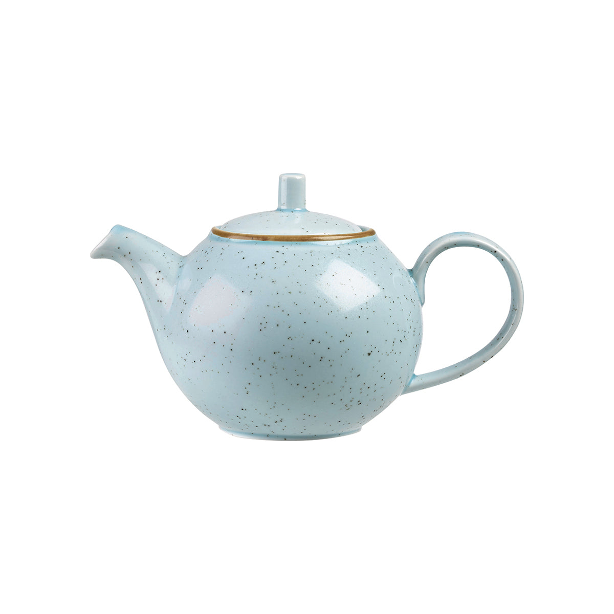 72.9975035.D Churchill Stonecast Duck Egg Beverage Pot 426ml Globe Importers Adelaide Hospitality Supplies
