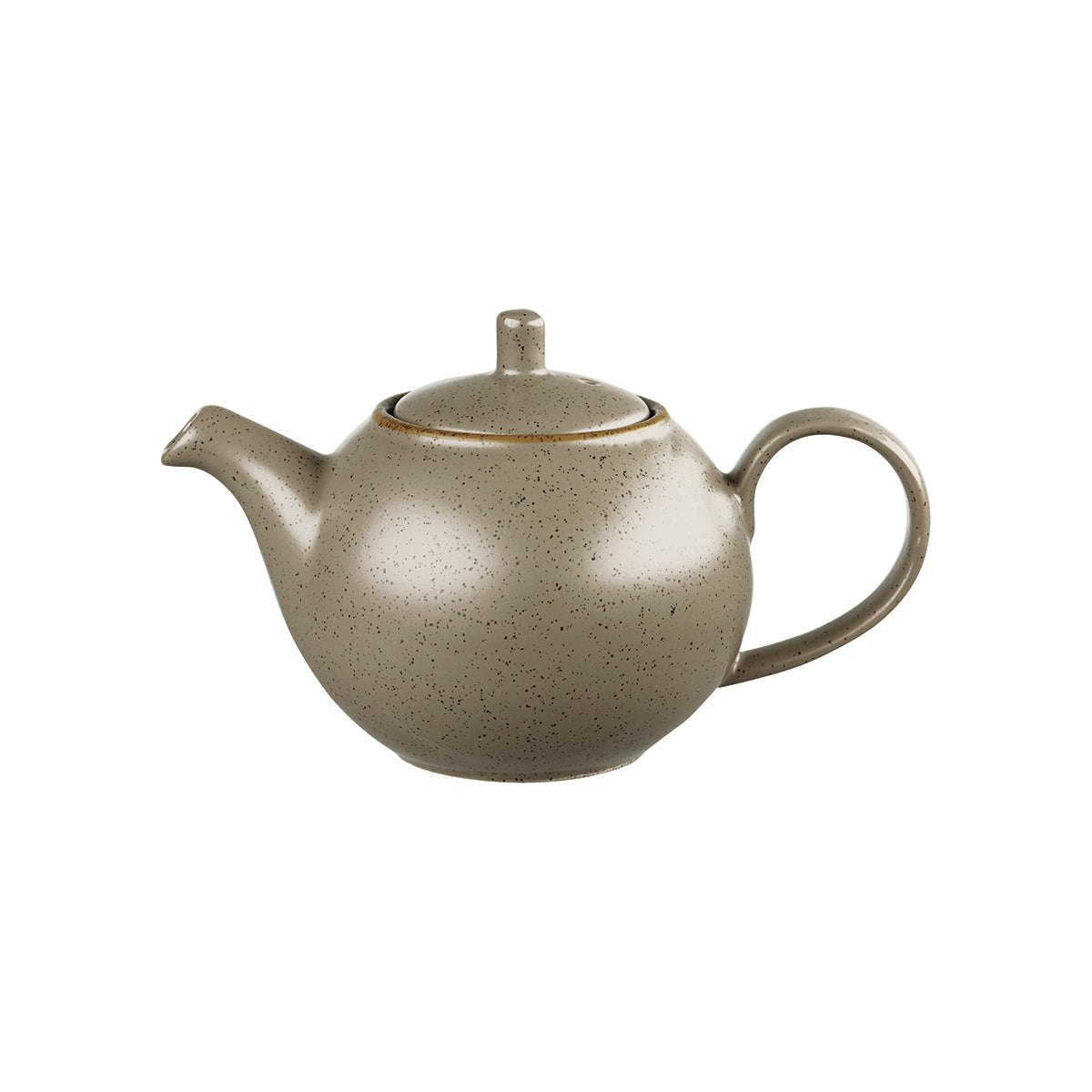 72.9975035.P Churchill Stonecast Peppercorn Grey Beverage Pot 426ml Globe Importers Adelaide Hospitality Supplies