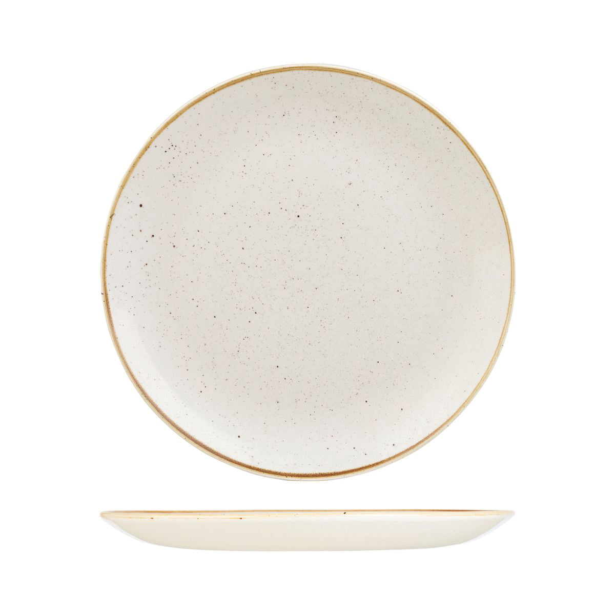 72.9975129.W Churchill Stonecast Barley White Round Coupe Plate 288mm Globe Importers Adelaide Hospitality Supplies