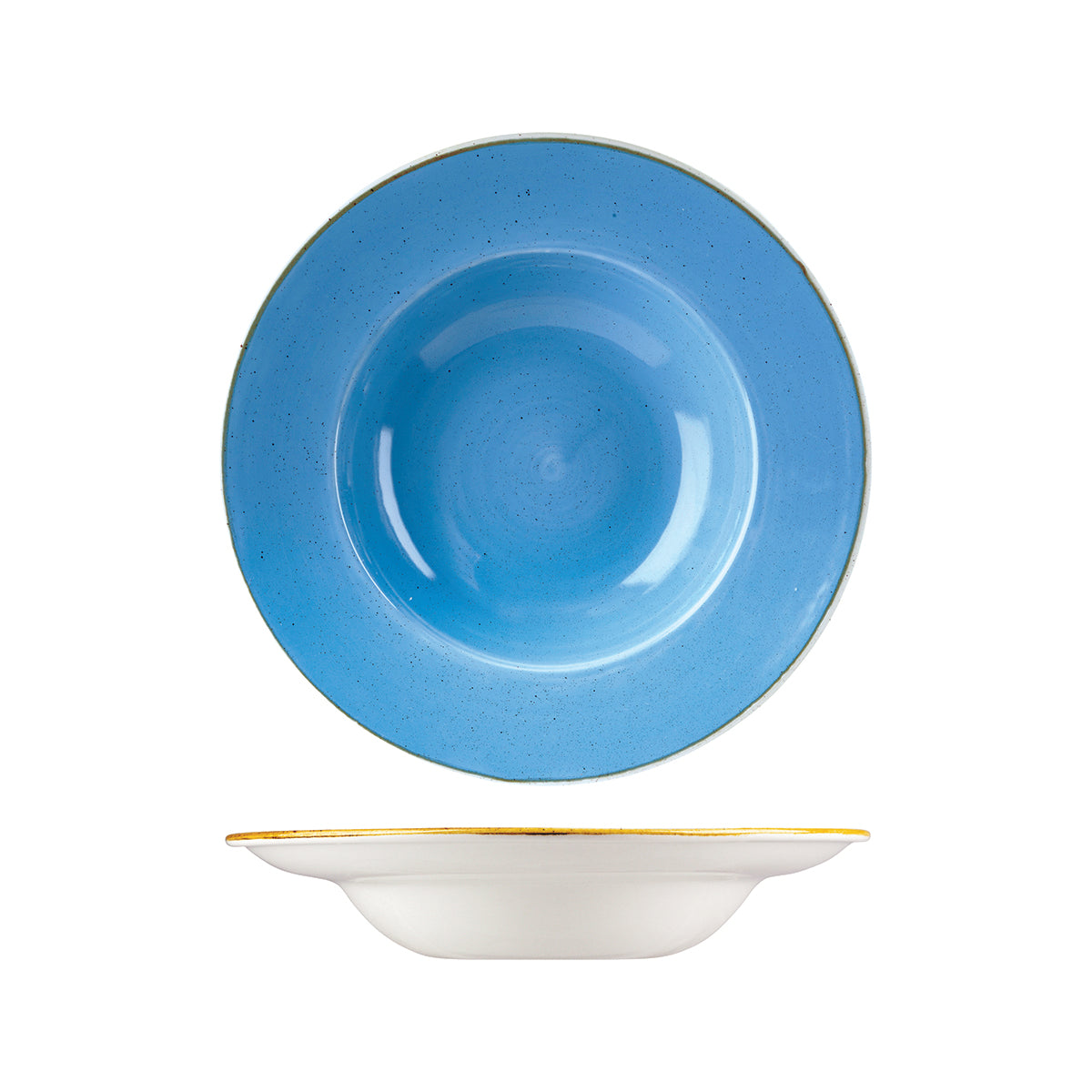 72.9975424.B Churchill Stonecast Cornflower Soup / Pasta Bowl 240mm / 284ml Globe Importers Adelaide Hospitality Supplies