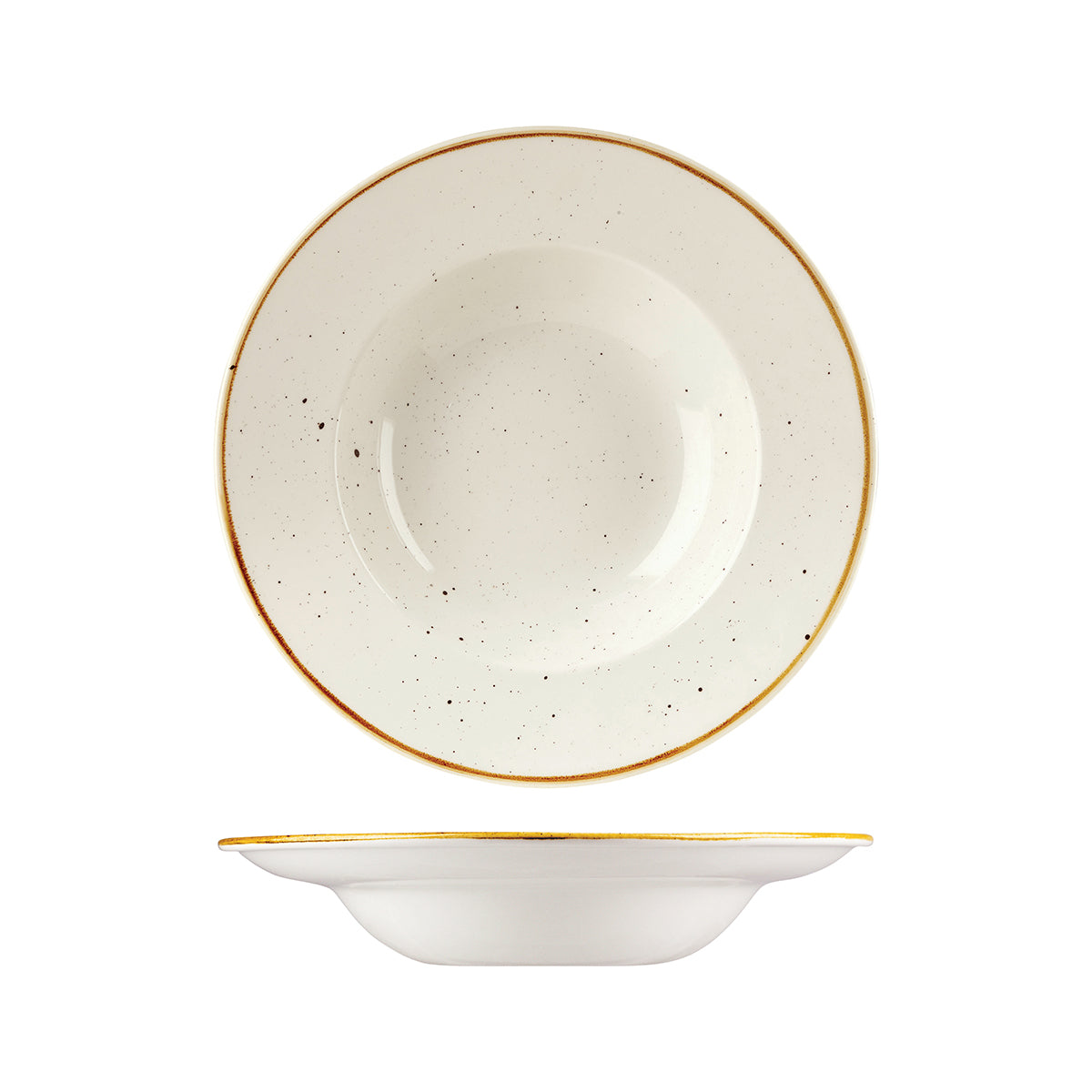 72.9975424.W Churchill Stonecast Barley White Soup / Pasta Bowl 240mm / 284ml Globe Importers Adelaide Hospitality Supplies