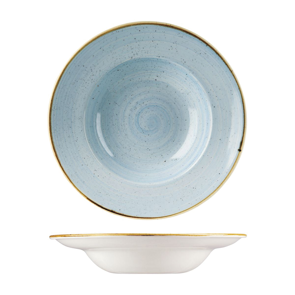 72.9975428.D Churchill Stonecast Duck Egg Soup / Pasta Bowl 280mm / 468ml Globe Importers Adelaide Hospitality Supplies