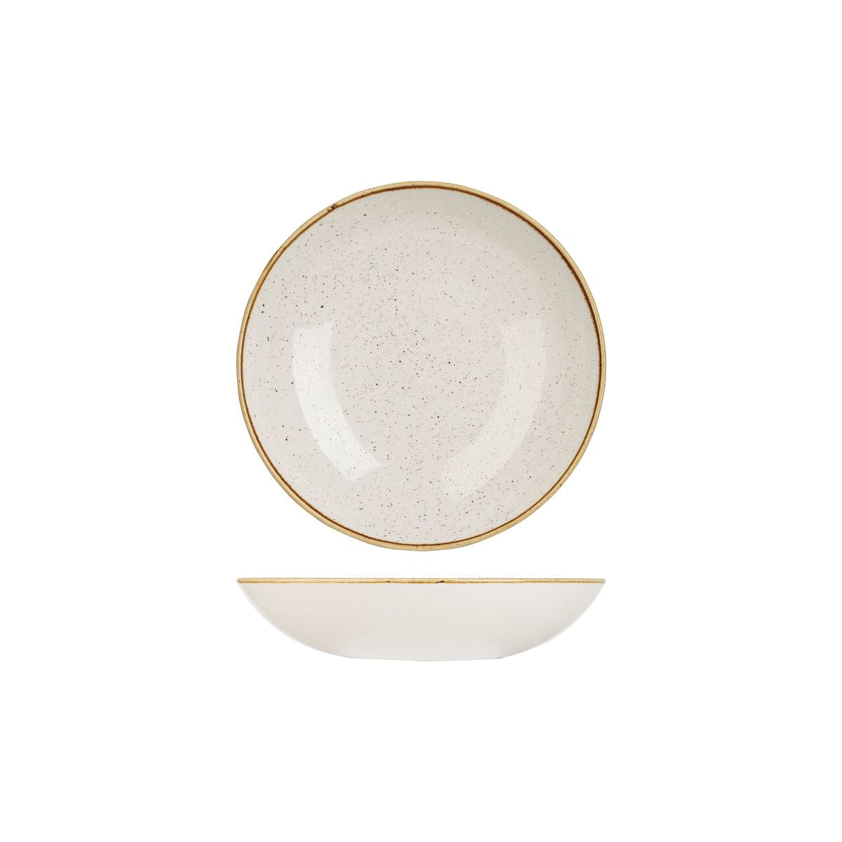 72.9975618.W Churchill Stonecast Barley White Round Coupe Bowl 182mm / 426ml Globe Importers Adelaide Hospitality Supplies