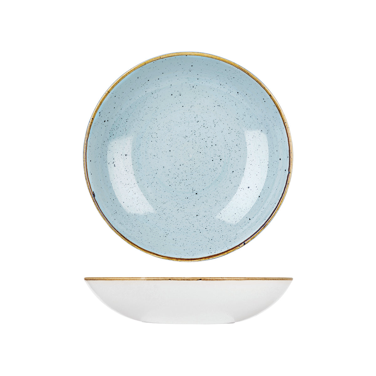 72.9975625.D Churchill Stonecast Duck Egg Round Coupe Bowl 248mm / 1136ml Globe Importers Adelaide Hospitality Supplies