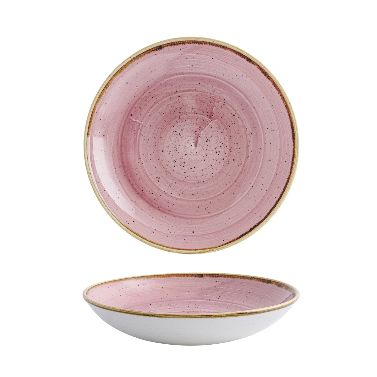72.9975625.PK Churchill Stonecast Petal Pink Round Coupe Bowl 248mm / 1136ml Globe Importers Adelaide Hospitality Supplies