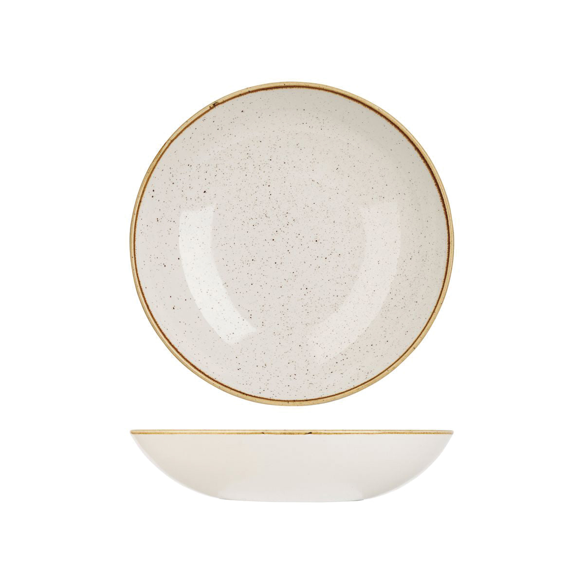 72.9975625.W Churchill Stonecast Barley White Round Coupe Bowl 248mm / 1136ml Globe Importers Adelaide Hospitality Supplies