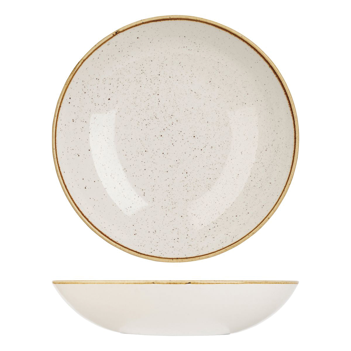 72.9975631.W Churchill Stonecast Barley White Round Coupe Bowl 310mm / 2400ml Globe Importers Adelaide Hospitality Supplies