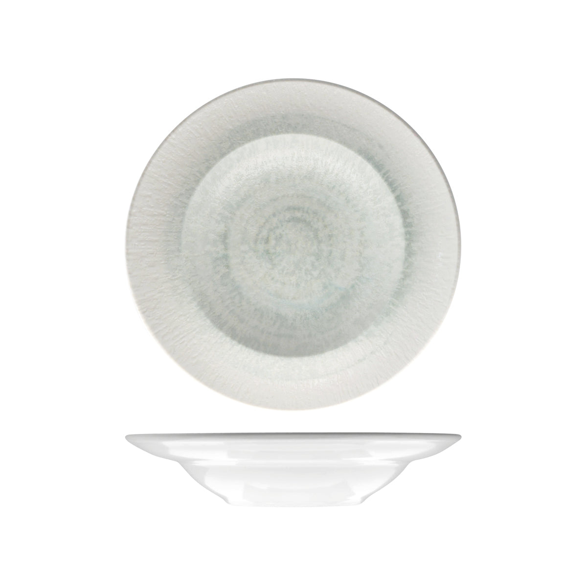 99820048 ID Fine Glacier Round Pasta Bowl Wide Rim 280mm / 560ml Globe Importers Adelaide Hospitality Supplies