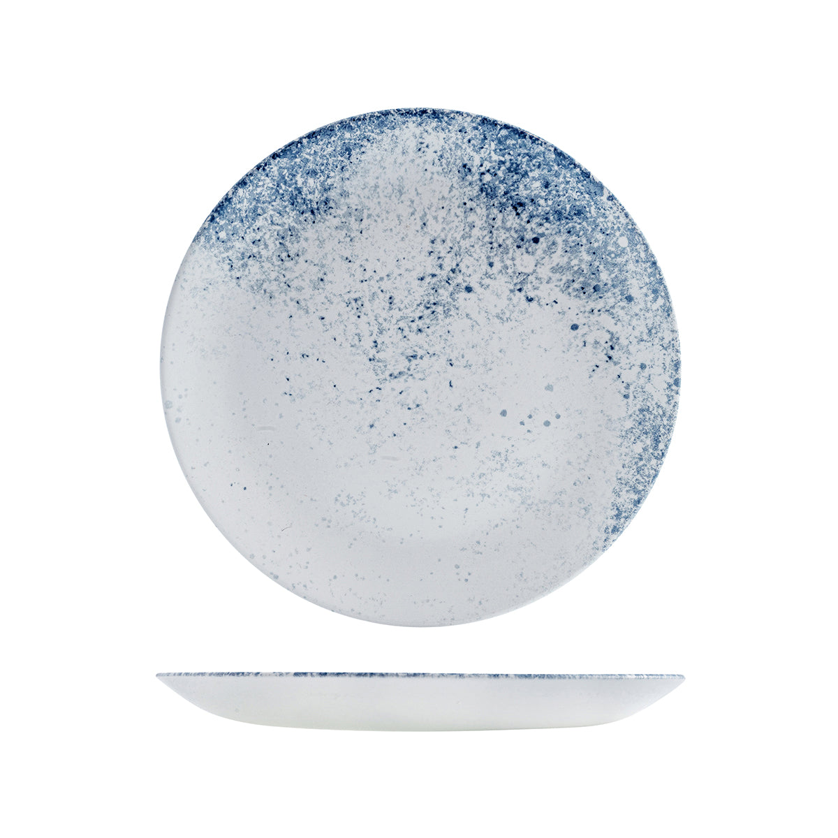 72.9985126.H Churchill Studio Prints Vellum Haze Round Coupe Plate 260mm Globe Importers Adelaide Hospitality Supplies