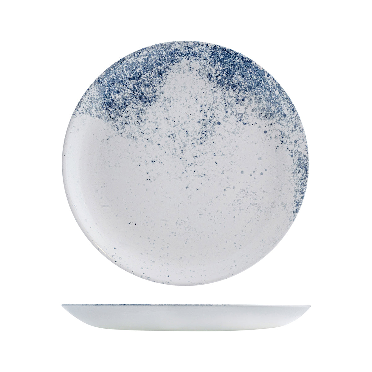 72.9985129.H Churchill Studio Prints Vellum Haze Round Coupe Plate 288mm Globe Importers Adelaide Hospitality Supplies