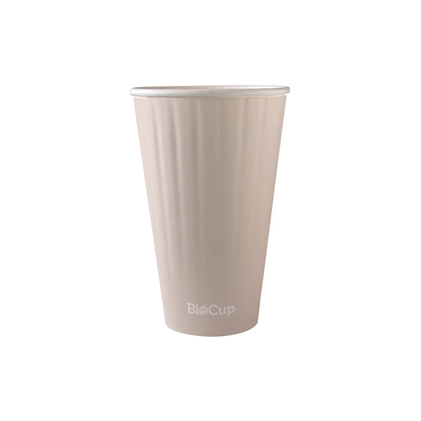 BP.ABC-16DW BioPak Double Wall Stone BioCup (90mm) 460ml / 16oz Globe Importers Adelaide Hospitality Supplies