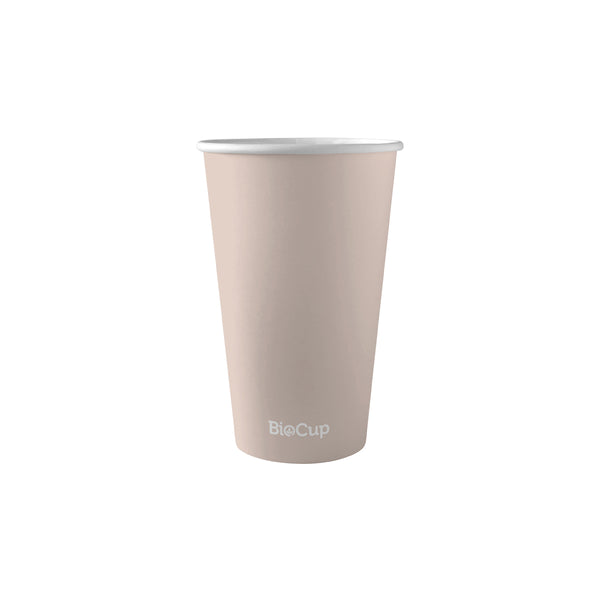 BP.ABC-16 BioPak Single Wall Stone BioCup (90mm) 510ml / 16oz Globe Importers Adelaide Hospitality Supplies