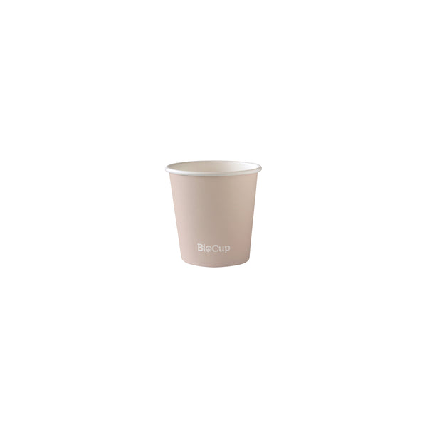 BP.ABC-4 BioPak Single Wall Stone BioCup (63mm) 120ml / 4oz Globe Importers Adelaide Hospitality Supplies