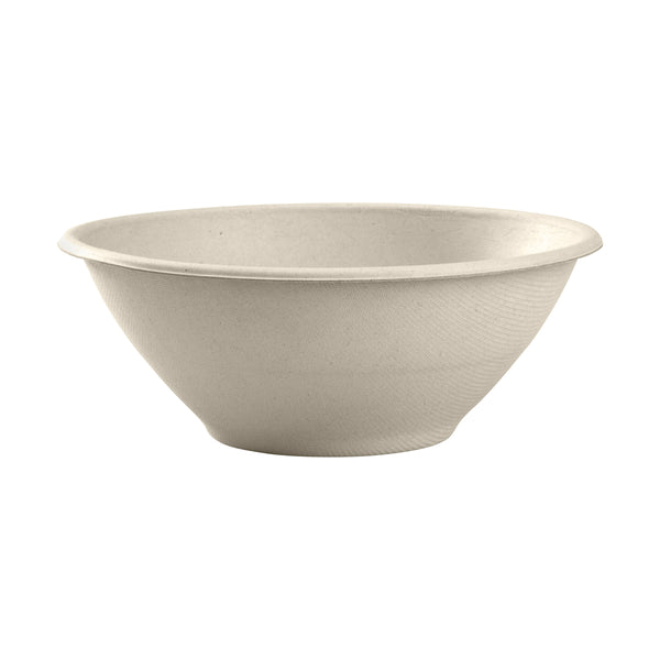 BP.B-BL-40-N-PF BioPak BioCane Round Bowl Plant Fibre Natural 1180ml / 40oz Globe Importers Adelaide Hospitality Supplies