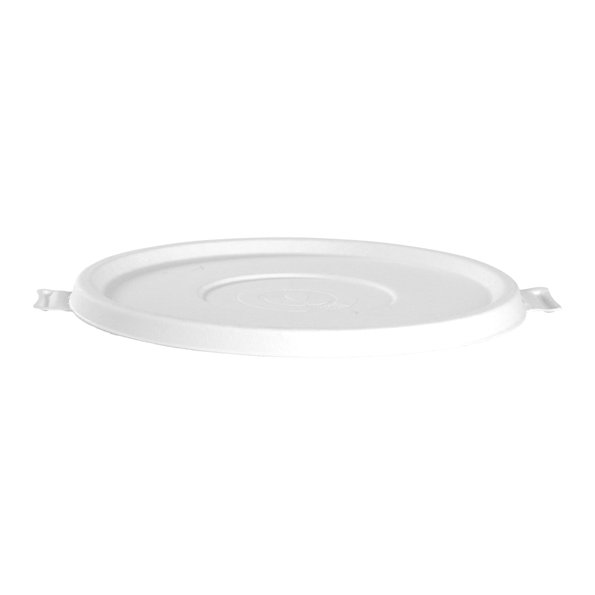 BP.B-BLL-W-PF BioPak BioCane Flat Lid White 203mm Globe Importers Adelaide Hospitality Supplies