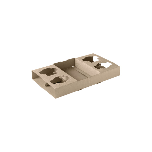 BP.B-CC-2-4-Paper BioPak 2 / 4-Cup Paper Tray Globe Importers Adelaide Hospitality Supplies