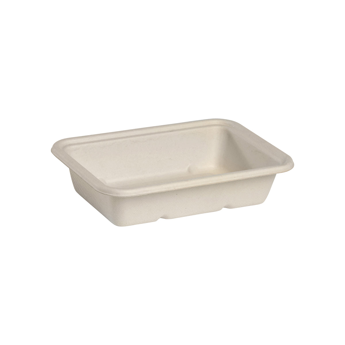 BP.B-LB-500-N-PF BioPak BioCane Rectangular Takeaway Container Plant Fibre Natural 500ml Globe Importers Adelaide Hospitality Supplies