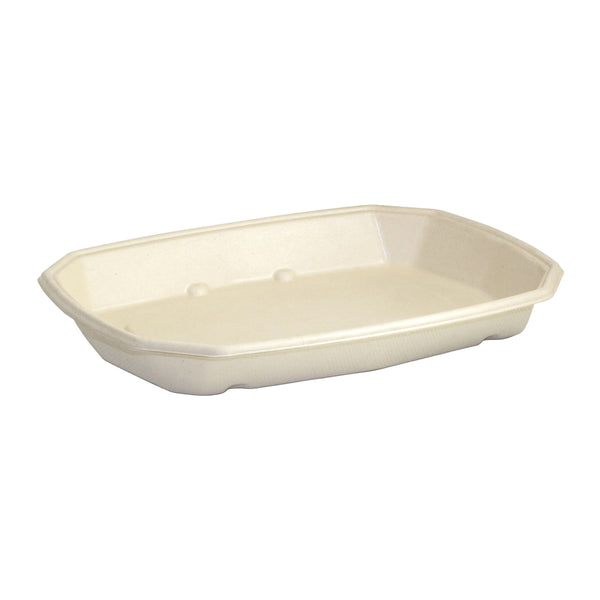 BP.B-LB-OCTA-600-N-PF BioPak BioCane Octa Takeaway Container Plant Fibre Natural 600ml Globe Importers Adelaide Hospitality Supplies