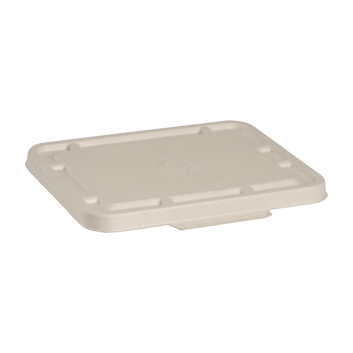 BP.B-LBL-2/3C-N-PF BioPak BioCane Rectangular Compartment Takeaway Lid Natural 240x180mm Globe Importers Adelaide Hospitality Supplies
