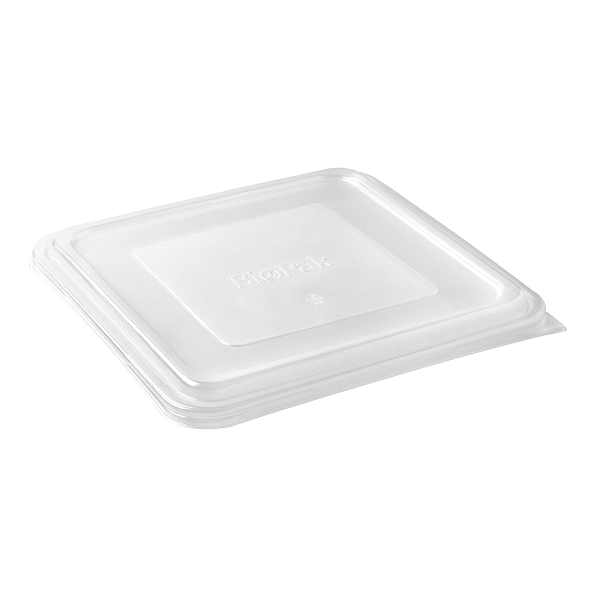 BP.B-LBL-3/4/5C-PP-LARGE BioPak Clear PP Square Takeaway Lid 232x232mm Globe Importers Adelaide Hospitality Supplies