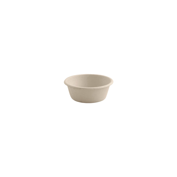BP.B-SC-90-N-PF BioPak BioCane Sauce Cup Natural 80x30mm / 90ml Globe Importers Adelaide Hospitality Supplies