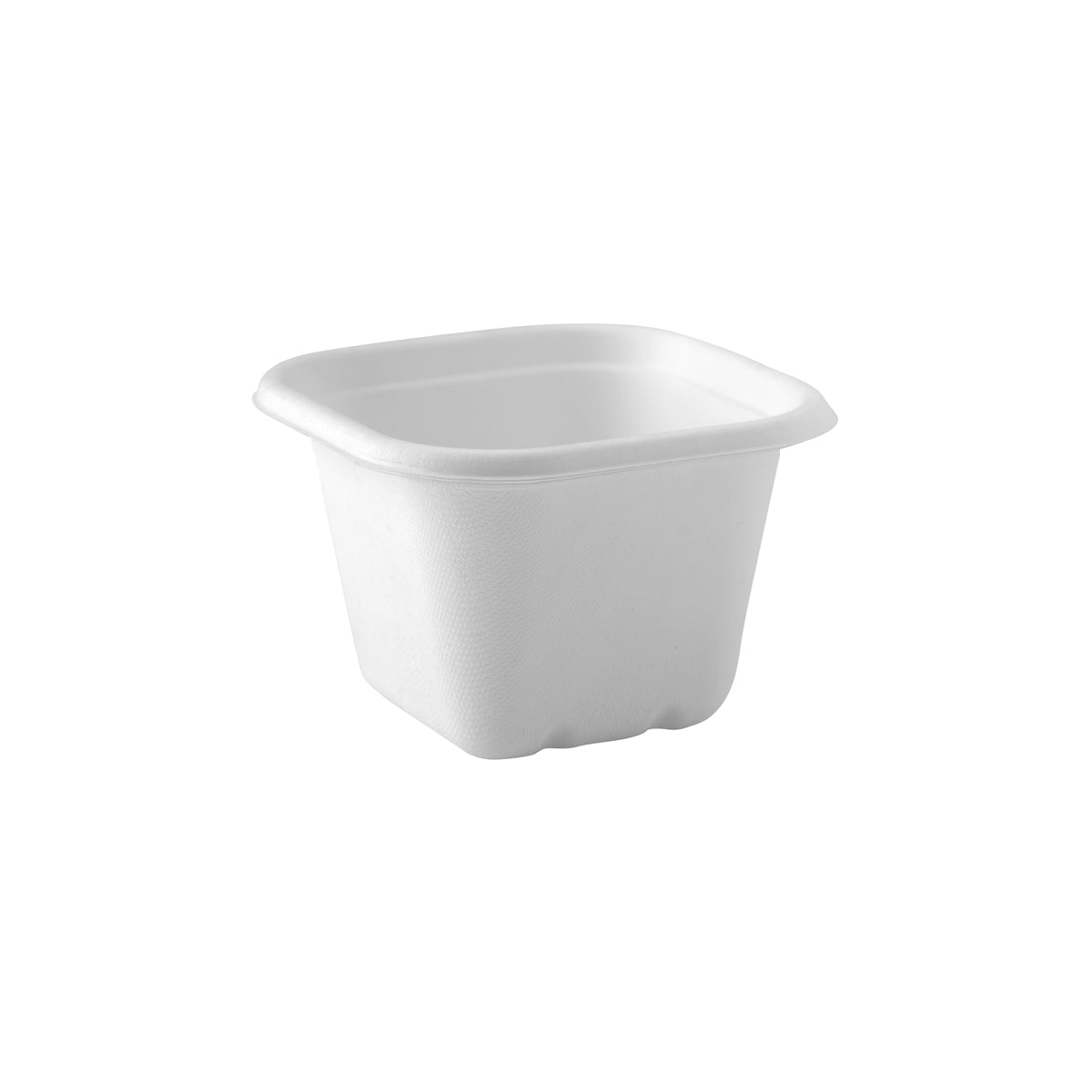BP.B-SLB-630-W-PF BioPak BioCane Square Takeaway Container Plant Fibre White 630ml Globe Importers Adelaide Hospitality Supplies