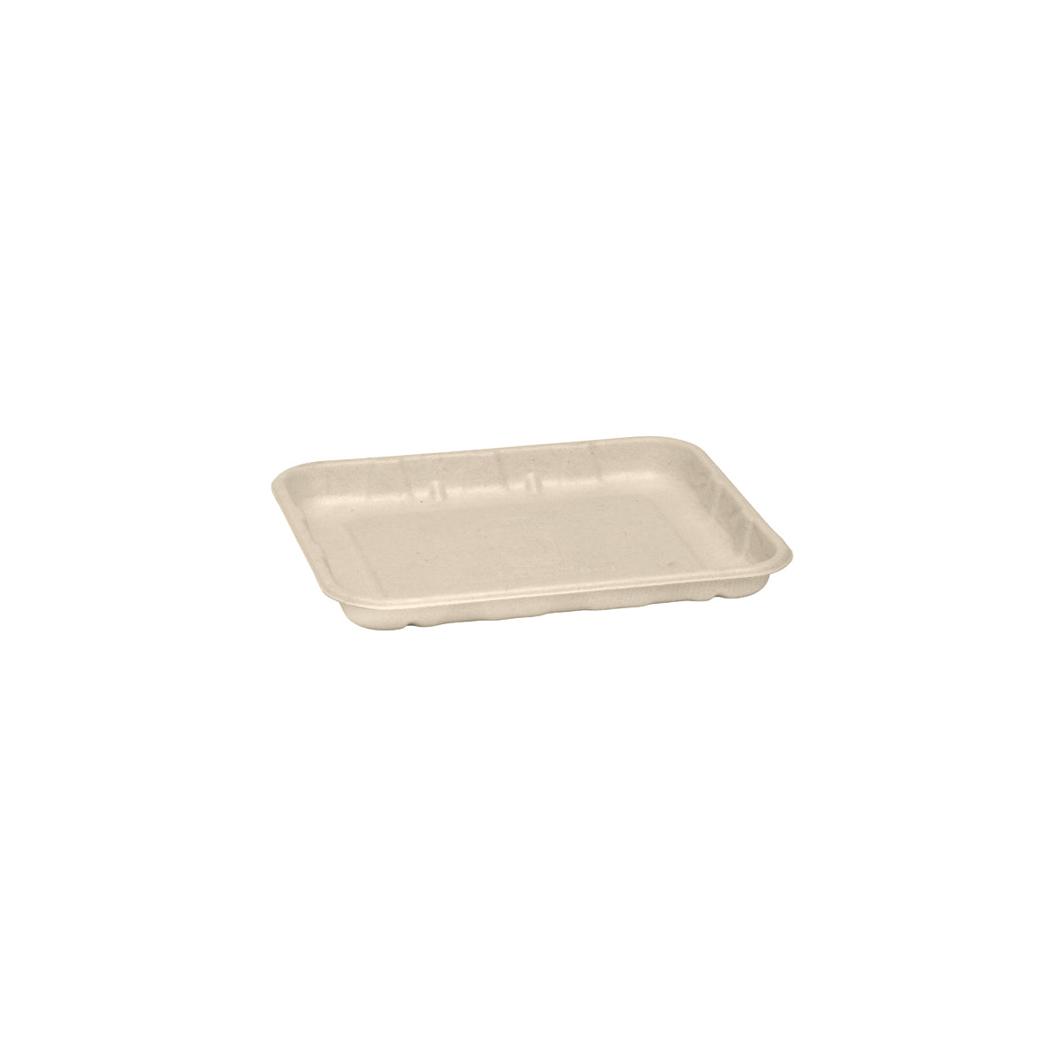 BP.B-TRAY-6X5-PF BioPak BioCane Produce Trays Plant Fibre Natural 160x140mm / 6x5” Globe Importers Adelaide Hospitality Supplies