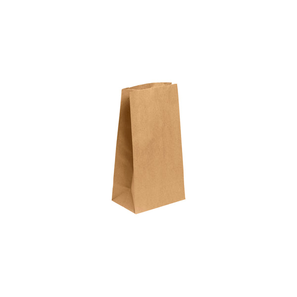 BP.BAG-SOS-12-B BioPak FSC SOS Paper Bag No.12 Kraft 178x330x110mm Globe Importers Adelaide Hospitality Supplies