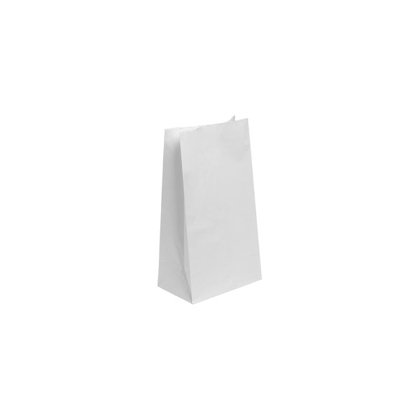 BP.BAG-SOS-12-W BioPak FSC SOS Paper Bag No.12 White 178x330x110mm Globe Importers Adelaide Hospitality Supplies