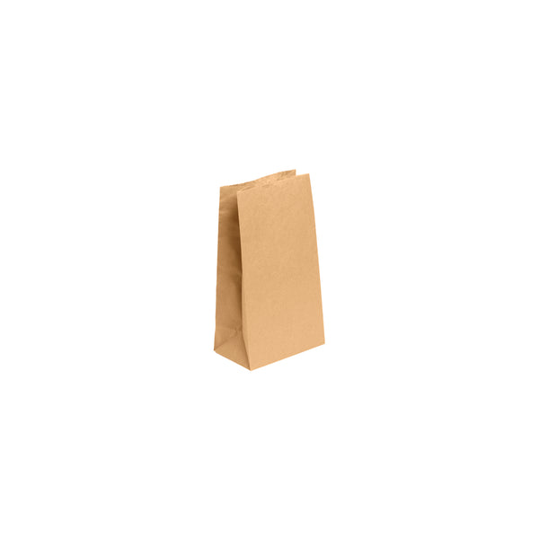 BP.BAG-SOS-6-B BioPak FSC SOS Paper Bag No.6 Kraft 150x270x90mm Globe Importers Adelaide Hospitality Supplies